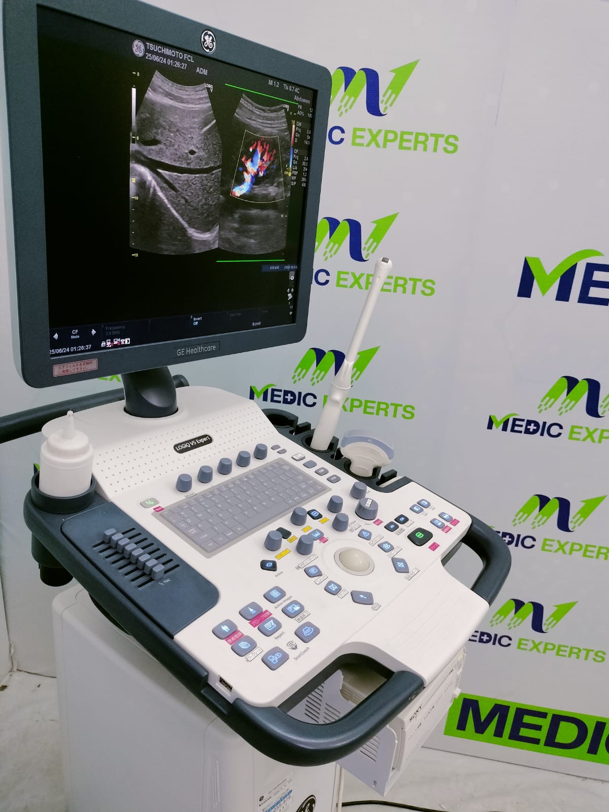 GE Logiq V5 Expert 2019 Manufacturing with Convex and TVS Probes