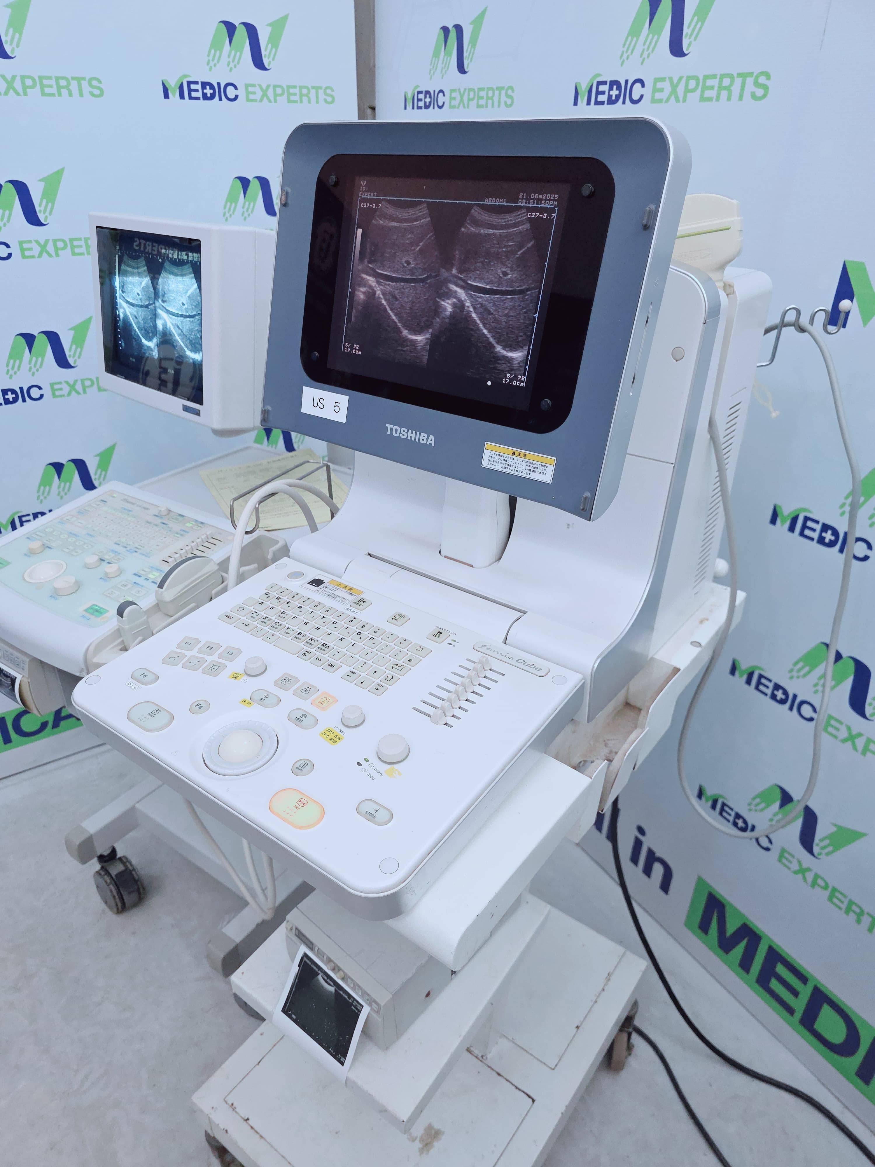 Toshiba Portable US Machine Femio Cube with Convex Probe (Local Used Mild)