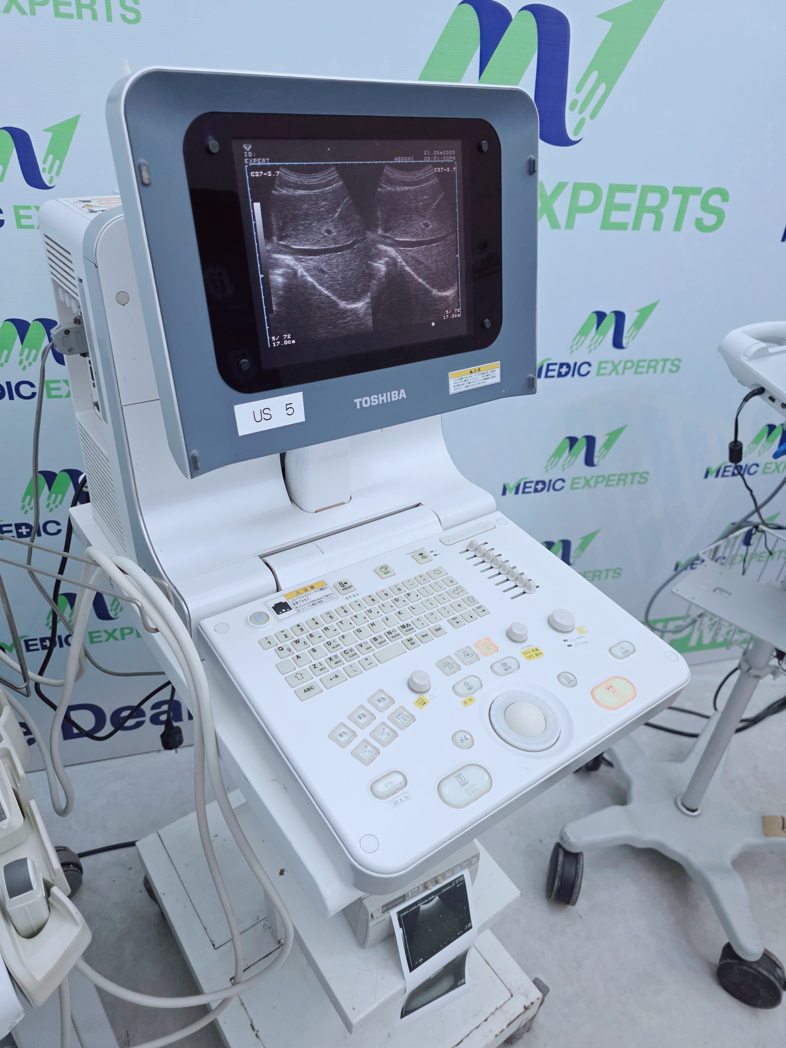 Toshiba Portable US Machine Femio Cube with Convex Probe (Local Used Mild)