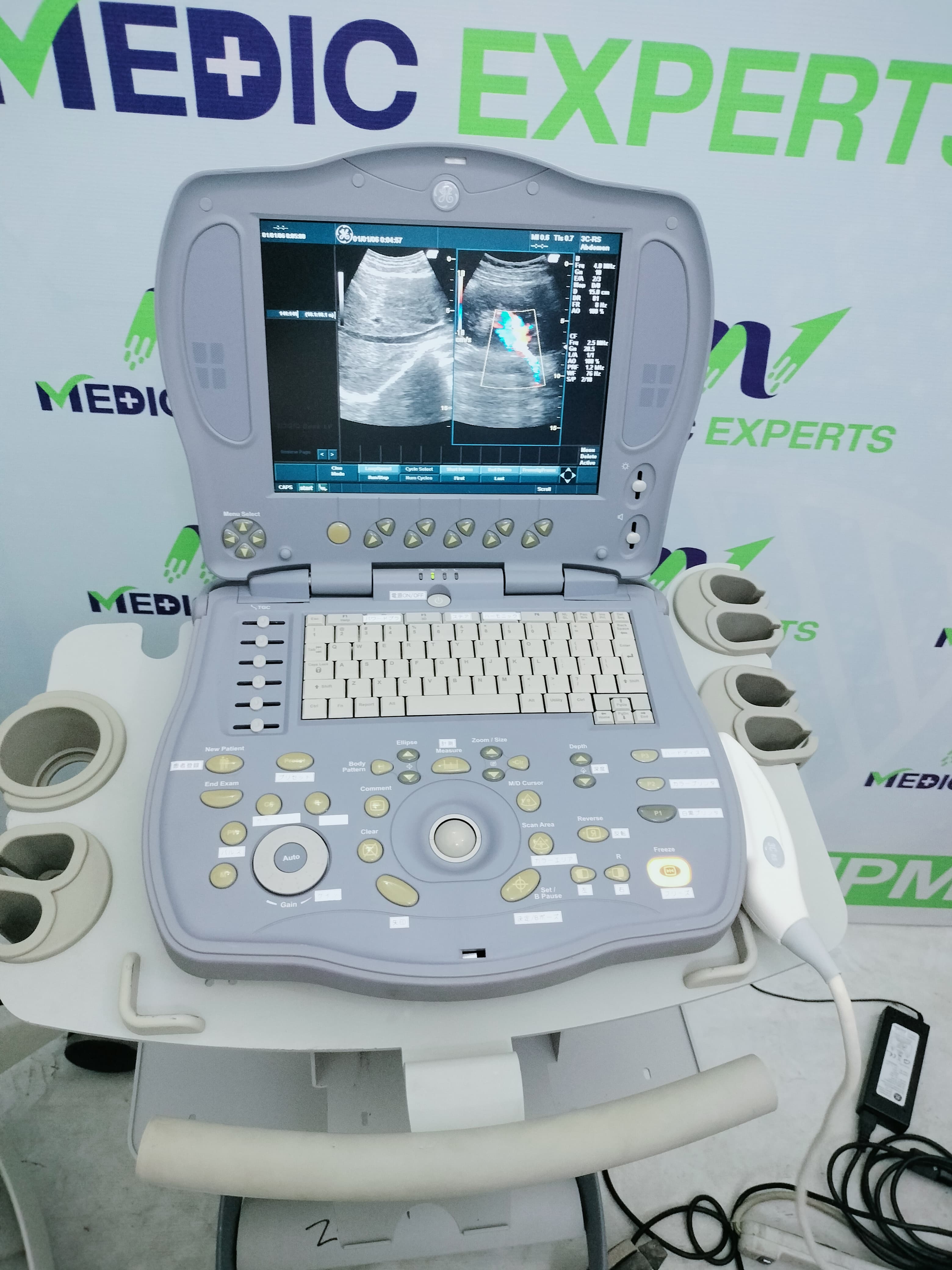 Logiq Book XP Latest Variant with Convex Probe and Trolley