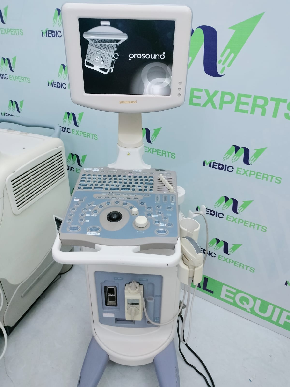 Aloka Prosound 6 with Convex Probe and Printer