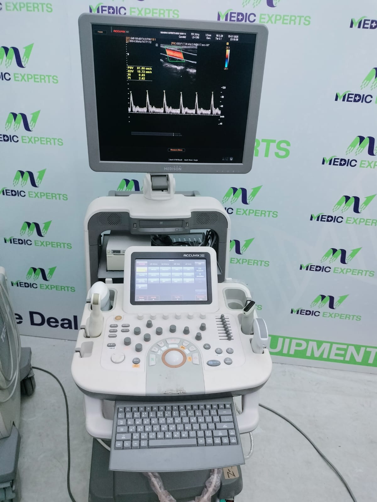 Samsung Medison Aquvex XG with Convex, Linear and TVS Probes